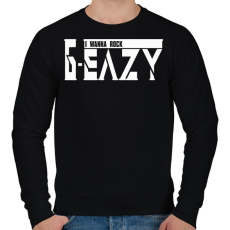 PRINTFASHION G-eazy I wanna rock - Férfi pulóver - Fekete