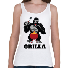 PRINTFASHION G(o)rilla - Női atléta - Fehér