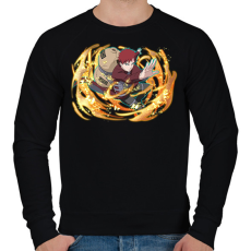 PRINTFASHION Gaara - Férfi pulóver - Fekete