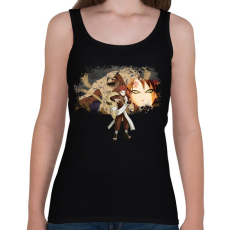 PRINTFASHION Gaara - Női atléta - Fekete