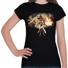 PRINTFASHION Gaara - Női póló - Fekete női póló