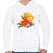 PRINTFASHION Gabika - Férfi kapucnis pulóver - Fehér férfi pulóver, kardigán