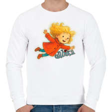 PRINTFASHION Gabika - Férfi pulóver - Fehér férfi pulóver, kardigán