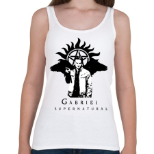 PRINTFASHION Gabriel - Női atléta - Fehér női trikó