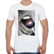 PRINTFASHION Galaktikus íz - Férfi póló - Fehér