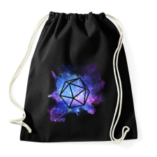 PRINTFASHION Galaxis D20 (Kicsi) - Sportzsák, Tornazsák - Fekete tornazsák