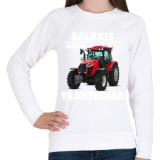 PRINTFASHION Galaxis legjobb traktorosa - Női pulóver - Fehér női pulóver, kardigán
