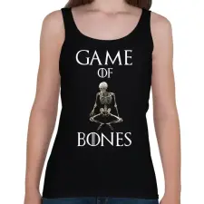 PRINTFASHION game of bones - Női atléta - Fekete női trikó
