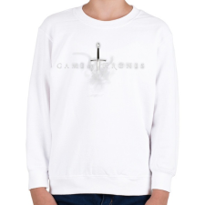 PRINTFASHION game of thrones - Gyerek pulóver - Fehér gyerek pulóver, kardigán