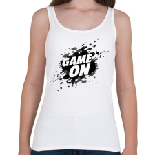 PRINTFASHION Game On - Női atléta - Fehér női trikó