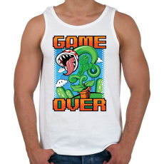 PRINTFASHION Game over - Férfi atléta - Fehér