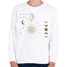 PRINTFASHION Game with the Sun - Gyerek pulóver - Fehér