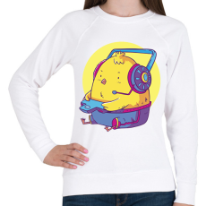 PRINTFASHION Gamer csirke - Női pulóver - Fehér
