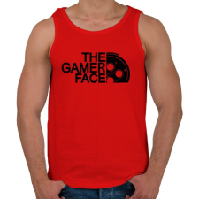 PRINTFASHION Gamer Face - Férfi atléta - Piros atléta, trikó