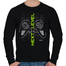 PRINTFASHION gamer - Férfi pulóver - Fekete