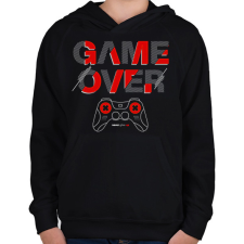 PRINTFASHION gamer - Gyerek kapucnis pulóver - Fekete gyerek pulóver, kardigán