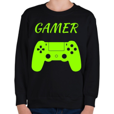 PRINTFASHION GAMER  - Gyerek pulóver - Fekete