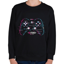 PRINTFASHION gamer - Gyerek pulóver - Fekete gyerek pulóver, kardigán
