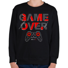 PRINTFASHION gamer - Gyerek pulóver - Fekete