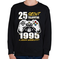 PRINTFASHION Gamer Legenda - Gyerek pulóver - Fekete