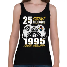 PRINTFASHION Gamer Legenda - Női atléta - Fekete női trikó