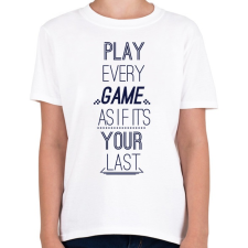 PRINTFASHION Gamer motiváció - Gyerek póló - Fehér gyerek póló