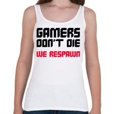 PRINTFASHION Gamer - Női atléta - Fehér női trikó