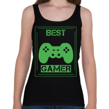 PRINTFASHION Gamer  - Női atléta - Fekete női trikó