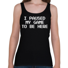 PRINTFASHION Gamer - Női atléta - Fekete női trikó