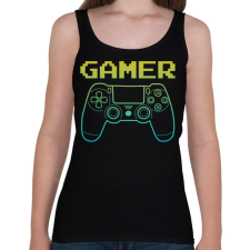 PRINTFASHION GAMER - Női atléta - Fekete női trikó