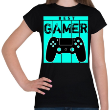 PRINTFASHION Gamer  - Női póló - Fekete női póló