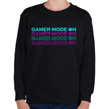 PRINTFASHION Gamer ON 1 - Gyerek pulóver - Fekete gyerek pulóver, kardigán