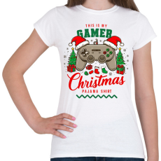 PRINTFASHION Gamer pajama (2) - Női póló - Fehér