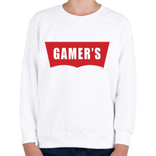 PRINTFASHION Gamer's - Gyerek pulóver - Fehér gyerek pulóver, kardigán