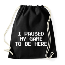 PRINTFASHION Gamer - Sportzsák, Tornazsák - Fekete tornazsák