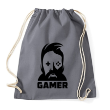 PRINTFASHION GAMER - Sportzsák, Tornazsák - Grafitszürke tornazsák