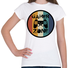 PRINTFASHION Gamer zone2 - Női póló - Fehér női póló