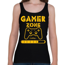 PRINTFASHION Gamer zone - Női atléta - Fekete női trikó