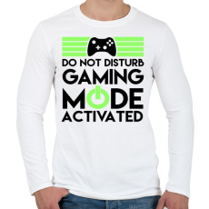 PRINTFASHION Gaming - Férfi hosszú ujjú póló - Fehér