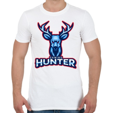 PRINTFASHION Gaming Hunter - Férfi póló - Fehér férfi póló