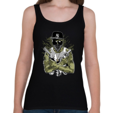 PRINTFASHION Gangsta Zombie - Női atléta - Fekete női trikó