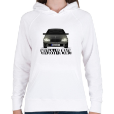 PRINTFASHION Gangster Gang - Női kapucnis pulóver - Fehér női pulóver, kardigán