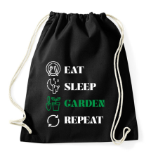 PRINTFASHION Garden, repeat - Sportzsák, Tornazsák - Fekete tornazsák