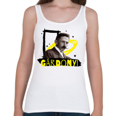 PRINTFASHION Gárdonyi Géza - Női atléta - Fehér