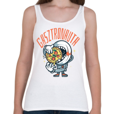 PRINTFASHION Gasztronauta - Női atléta - Fehér női trikó