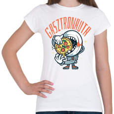 PRINTFASHION Gasztronauta - Női póló - Fehér
