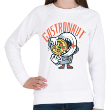 PRINTFASHION Gasztronauta - Női pulóver - Fehér női pulóver, kardigán