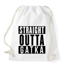 PRINTFASHION Gatka - Sportzsák, Tornazsák - Fehér tornazsák