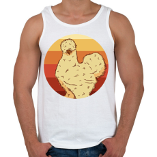 PRINTFASHION Gatyás pipi - Férfi atléta - Fehér