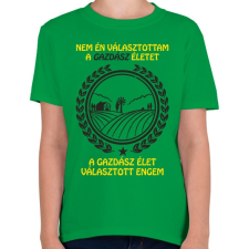 PRINTFASHION Gazdász élet - Gyerek póló - Zöld gyerek póló
